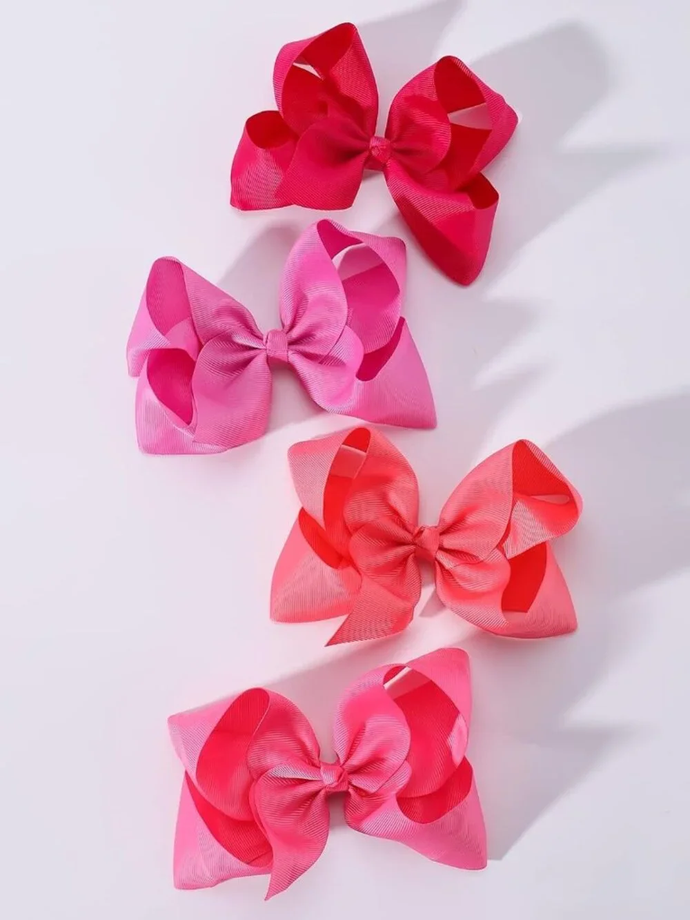 30PCS Big 6 Inch Hair Bows for Girls Grosgrain Ribbon Toddler Hair Accessories w